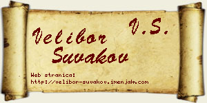 Velibor Šuvakov vizit kartica